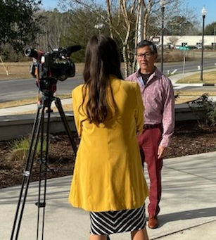 Eric Terashima Interviewed by WWAY-TV