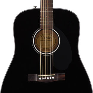 Fender CD60S spruce black acoustic guitars Taylor Martin Gibson PRS dreadnought Ithaca Guitar Works