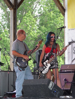 Jen and Rick at Sportsterz