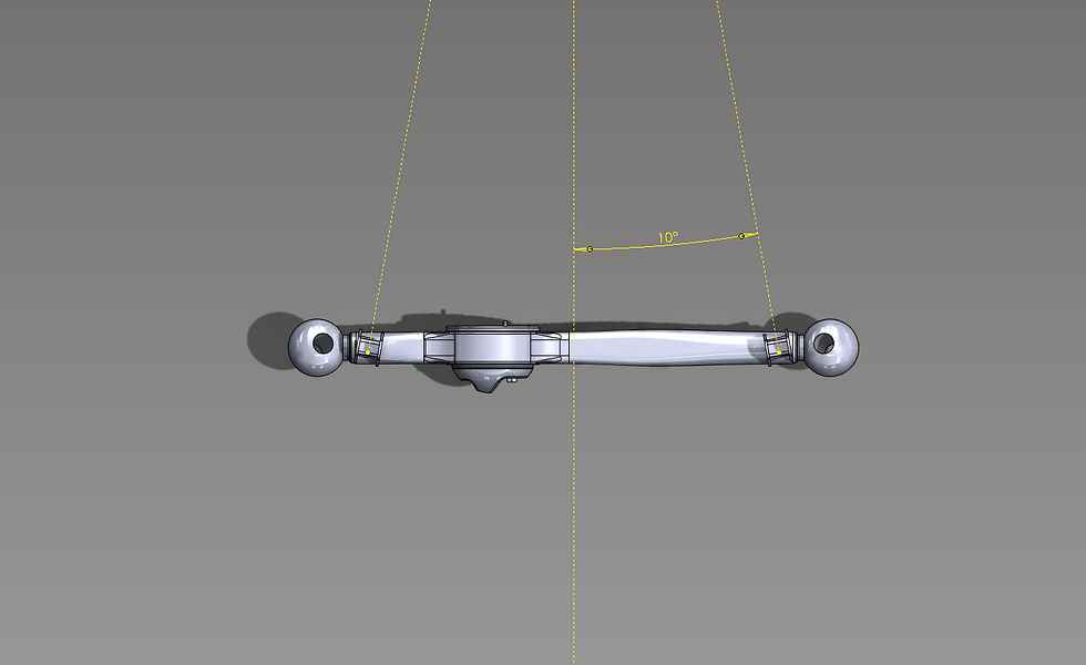 Thumbnail: Axle Mount Bracket - Short - 90mm - 12.75D - 2.0IN - 3IN AXLE - 10deg