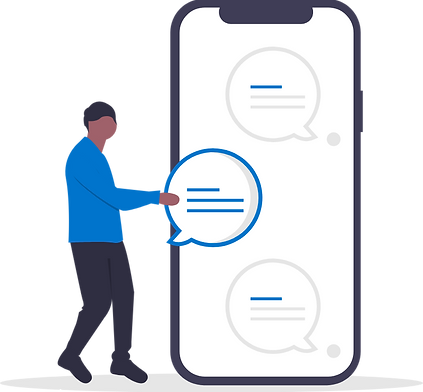 ATS CRM two-way text messaging example