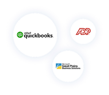 Quickbooks and Microsoft Great Plains Logos