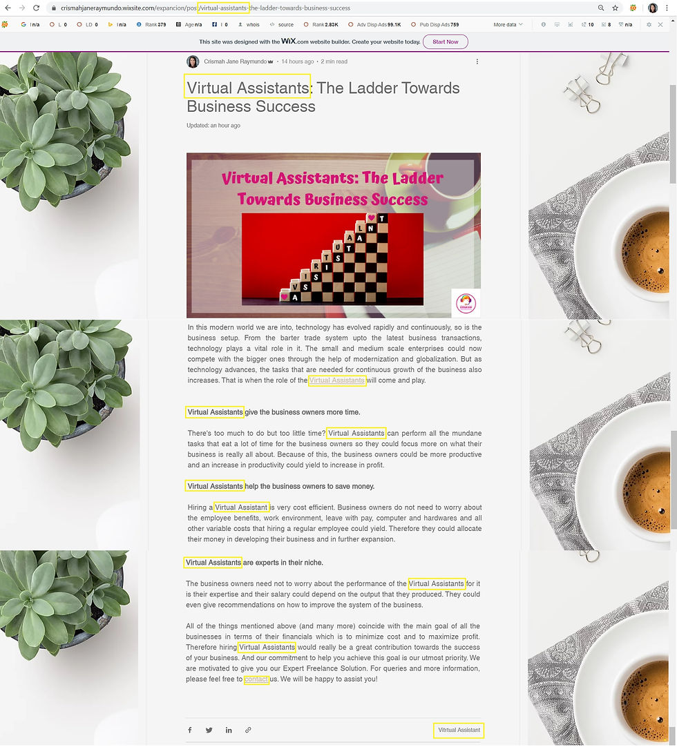 Optimized Blog Post