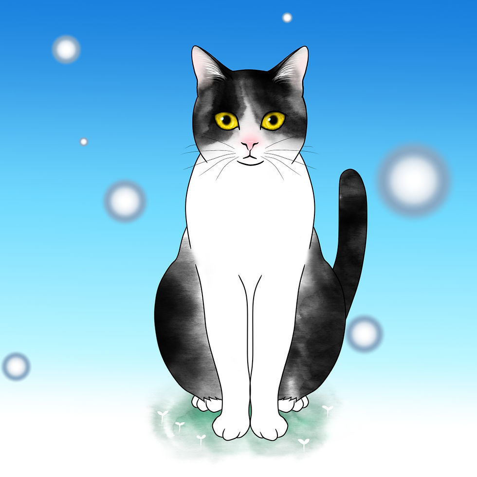 サムネイル： 猫の立ち絵