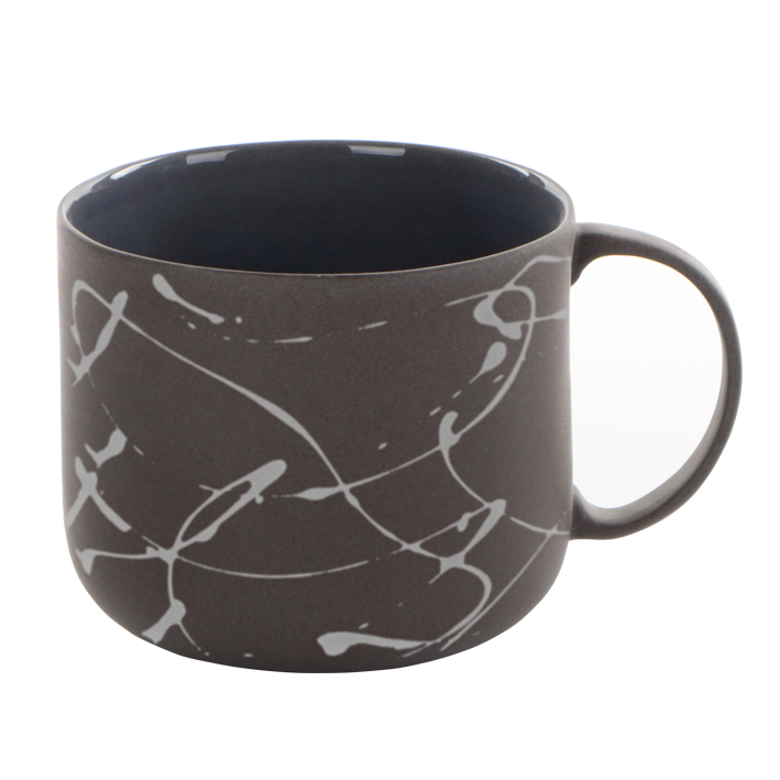 Miniaturbild: TWOTONE-Teetasse mit Linien | Punkten