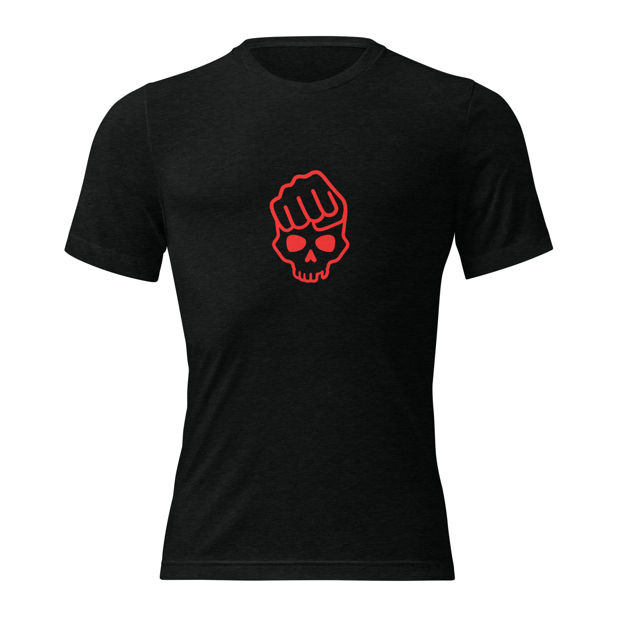 Knucklehead transparent red logo "triblend" t-shirt (unisex)