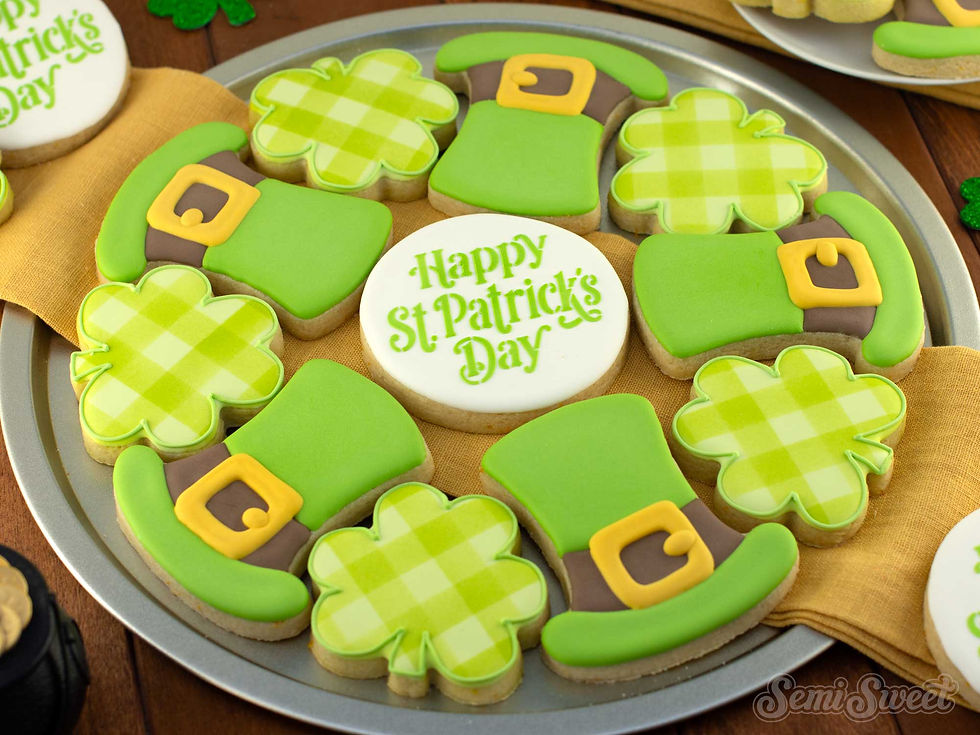 St Patrick Day Cookie Decorating Social