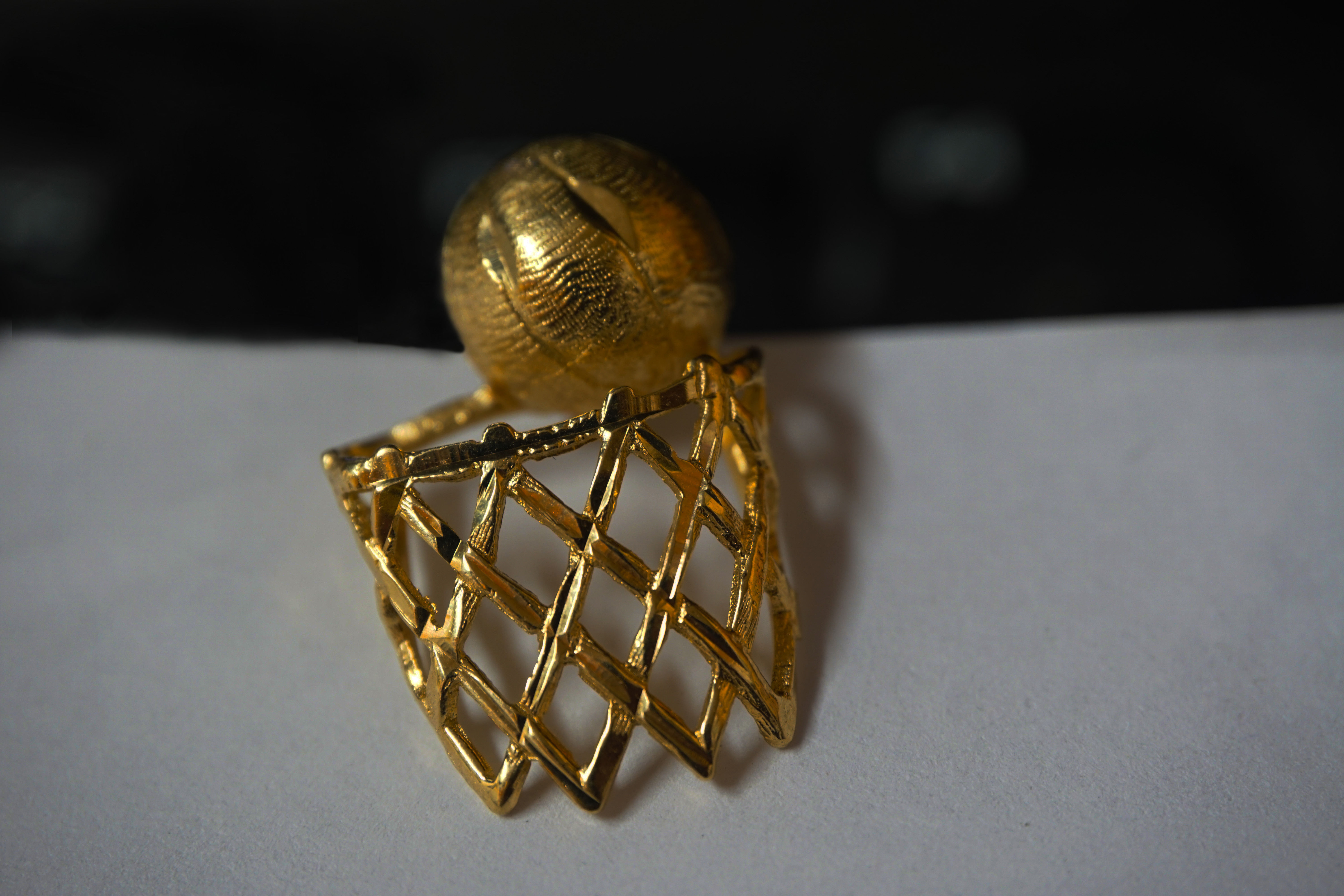 14kt Basket Ball Charm