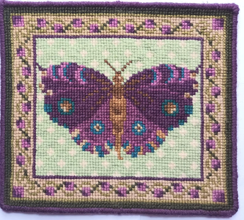 Purple Butterfly Tapestry Kit