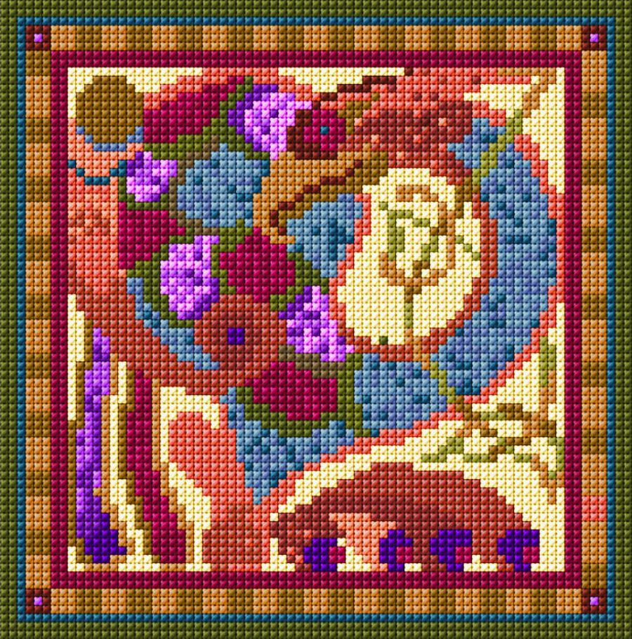 Thumbnail: Celtic Bird Tapestry Kit, Needlepoint Picture 