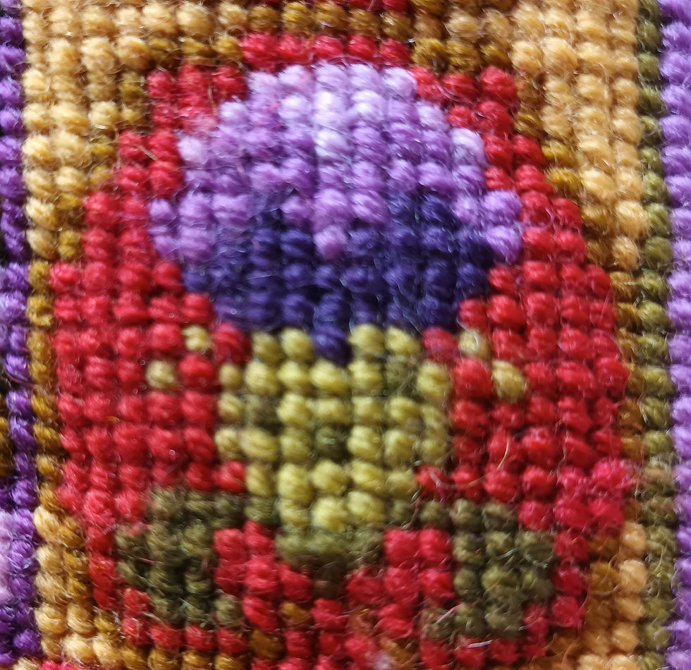 Thumbnail: Thistle and Bee Tapestry Cushion Kit, Thistle and Bee Tapestry Hanging Kit,