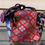 Thumbnail: Black and red Japanese Fabric Rice Bag