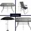 Thumbnail: 6 Person Garden Furniture Patio Set Table, 6 Chairs & Parasol