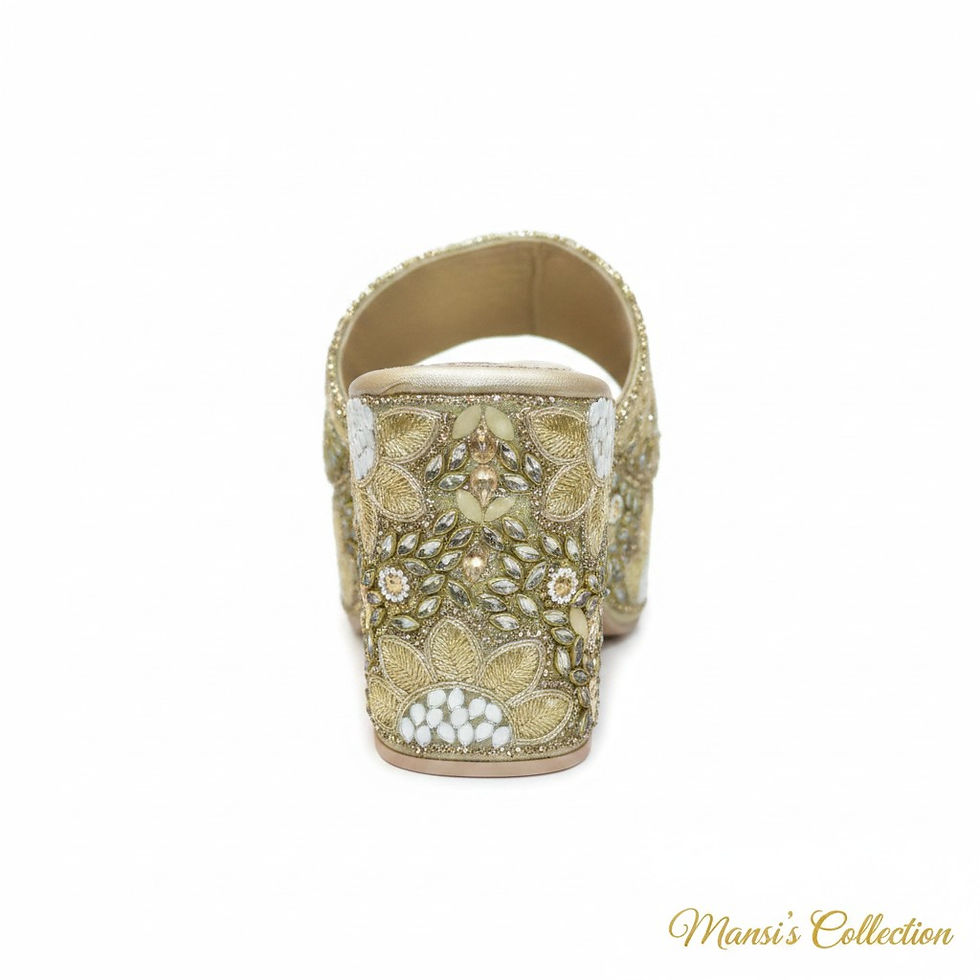 Thumbnail: The Hera Textured-Heel Sandal