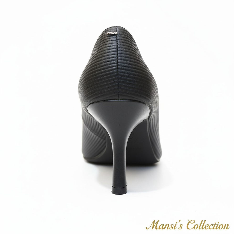 Thumbnail: The Arden Ribbed Kitten Heel