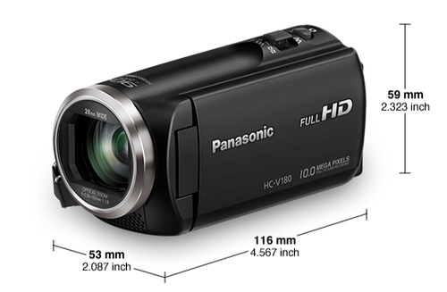 Panasonic HC-V180 Camcorder (Camera) YORKSHIRE AV HIRE