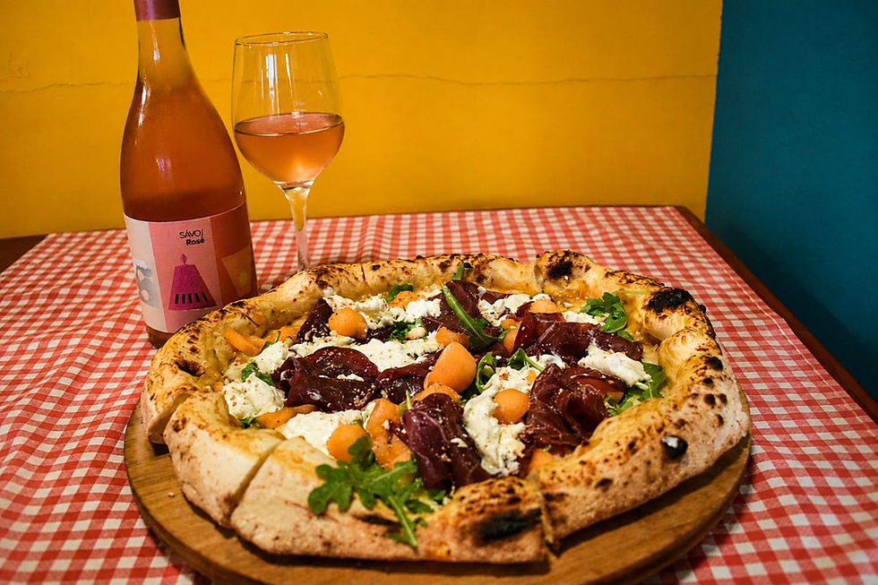 Belje Savoj Rose, pizza Bresaola