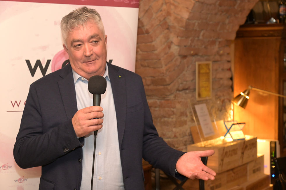 Vinar Klavdijo Ipša  - pobjednik u kategoriji pjenušaca i ukupni pobjednik WOW Grand prix