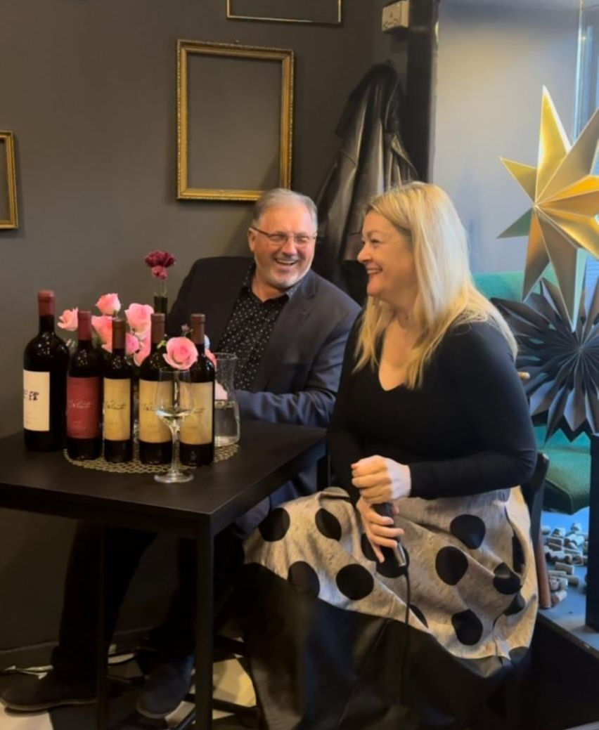 Valter Valenta i Irena Lučić, vlasnica diWine bara