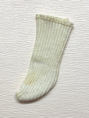 Ken white sock €1,-
