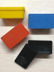Plastic shoe boxes for Barbie/Skipper shoes (no Mattel) €4,-