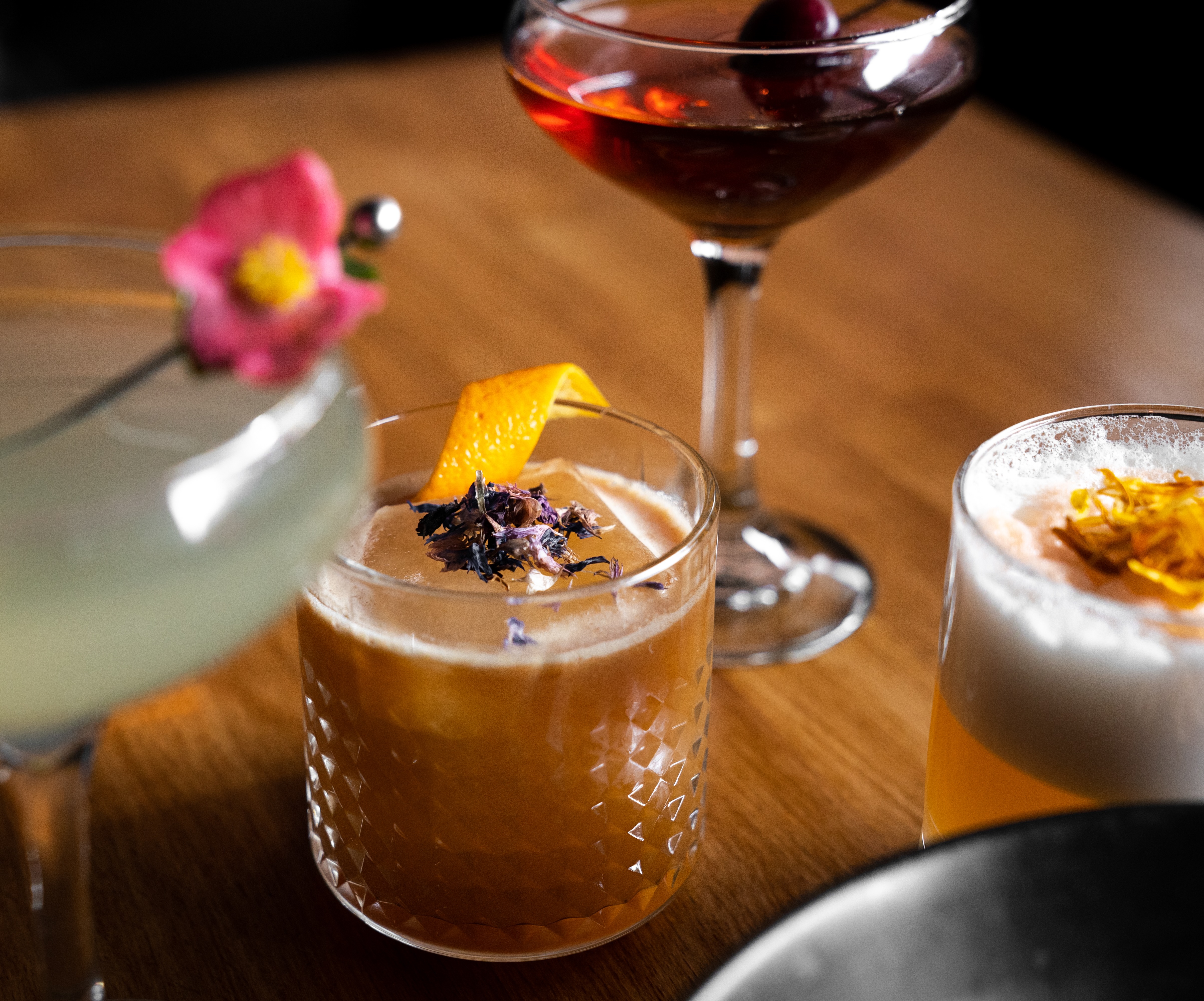 Arranged Food and Objects