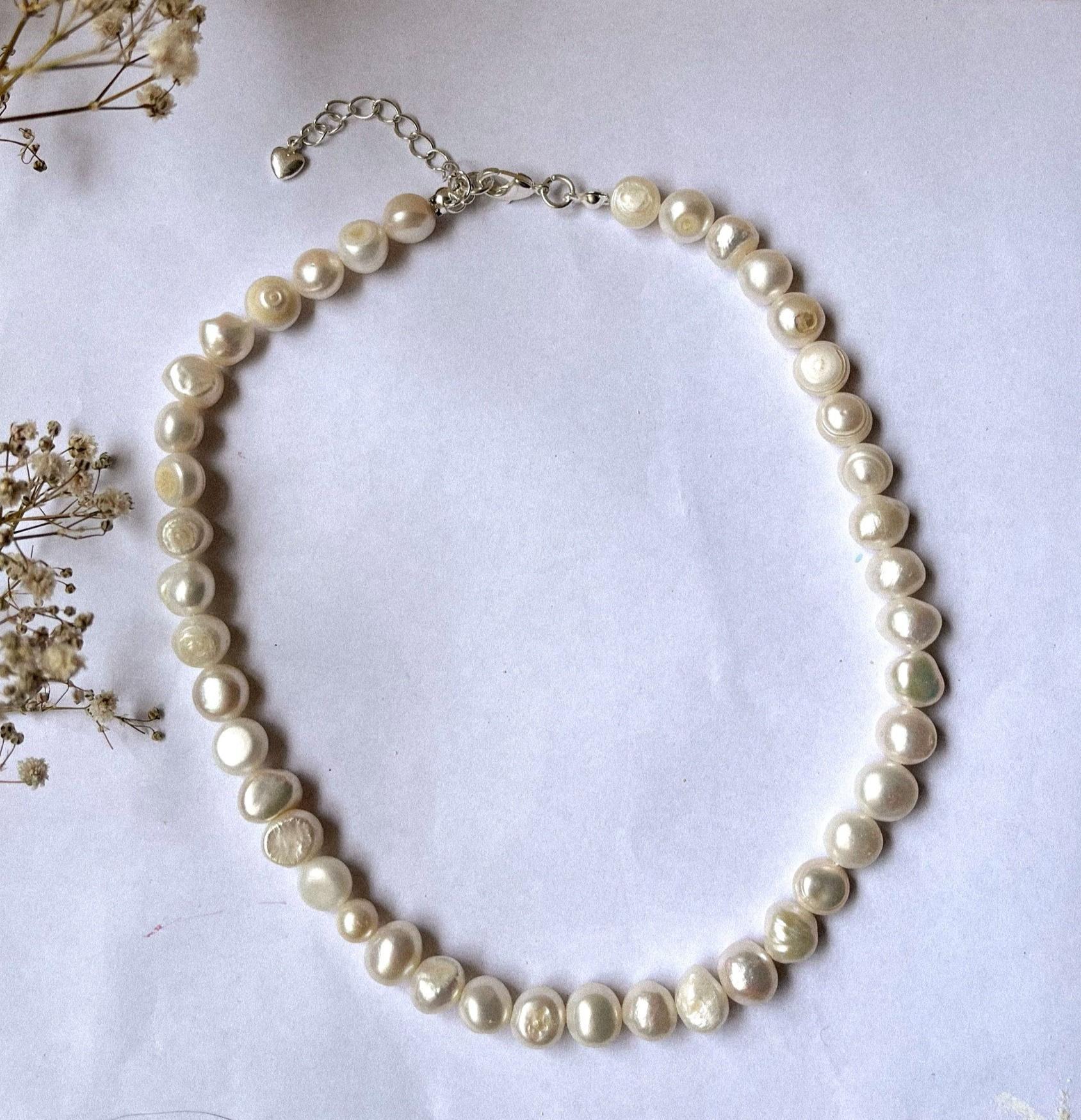 Colar Pérolas Barrocas