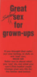 Great Safer Sex for Grown-ups