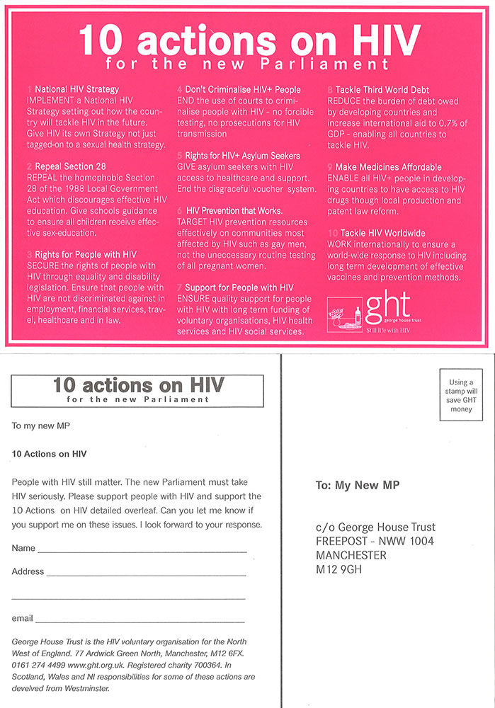 10 actions on HIV