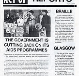 Edinburgh ACT-UP Reports No.1