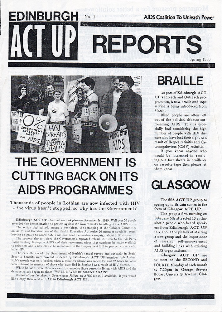 Edinburgh ACT-UP Reports No.1