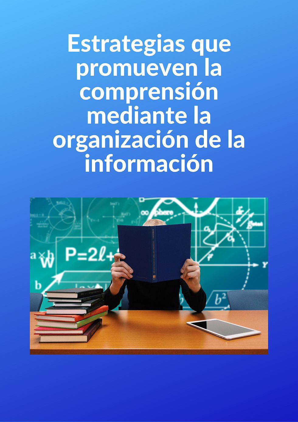 Estrategias que promueven la comprensión mediante la organización de la información