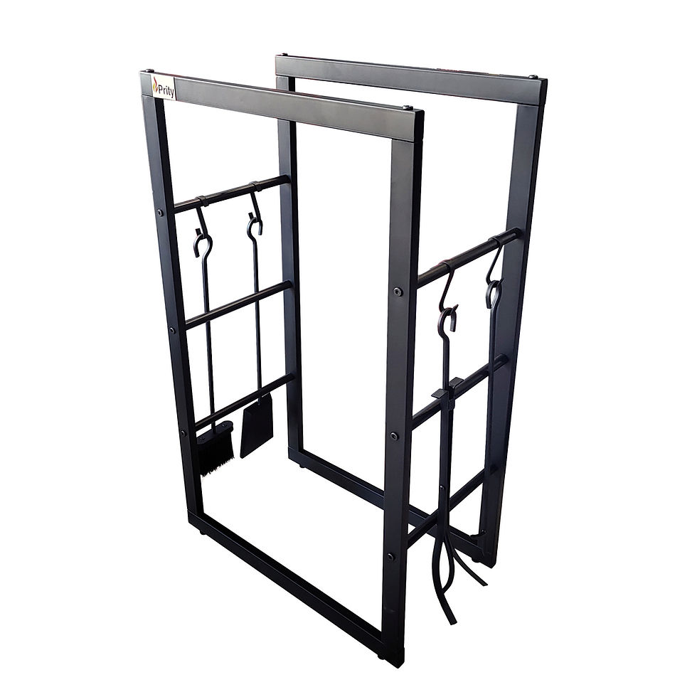 Miniatura: Leñero Grande con Accesorios