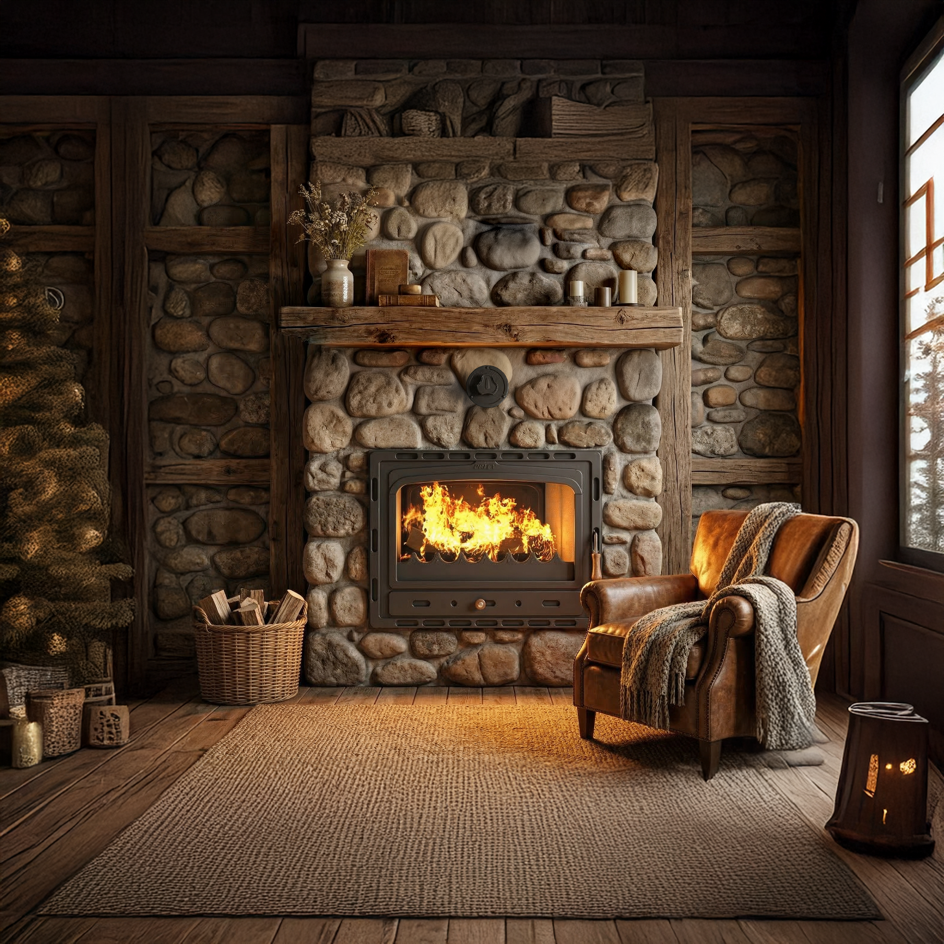 Calefactor a Leña Modelo CF (Insertable) - 180m2