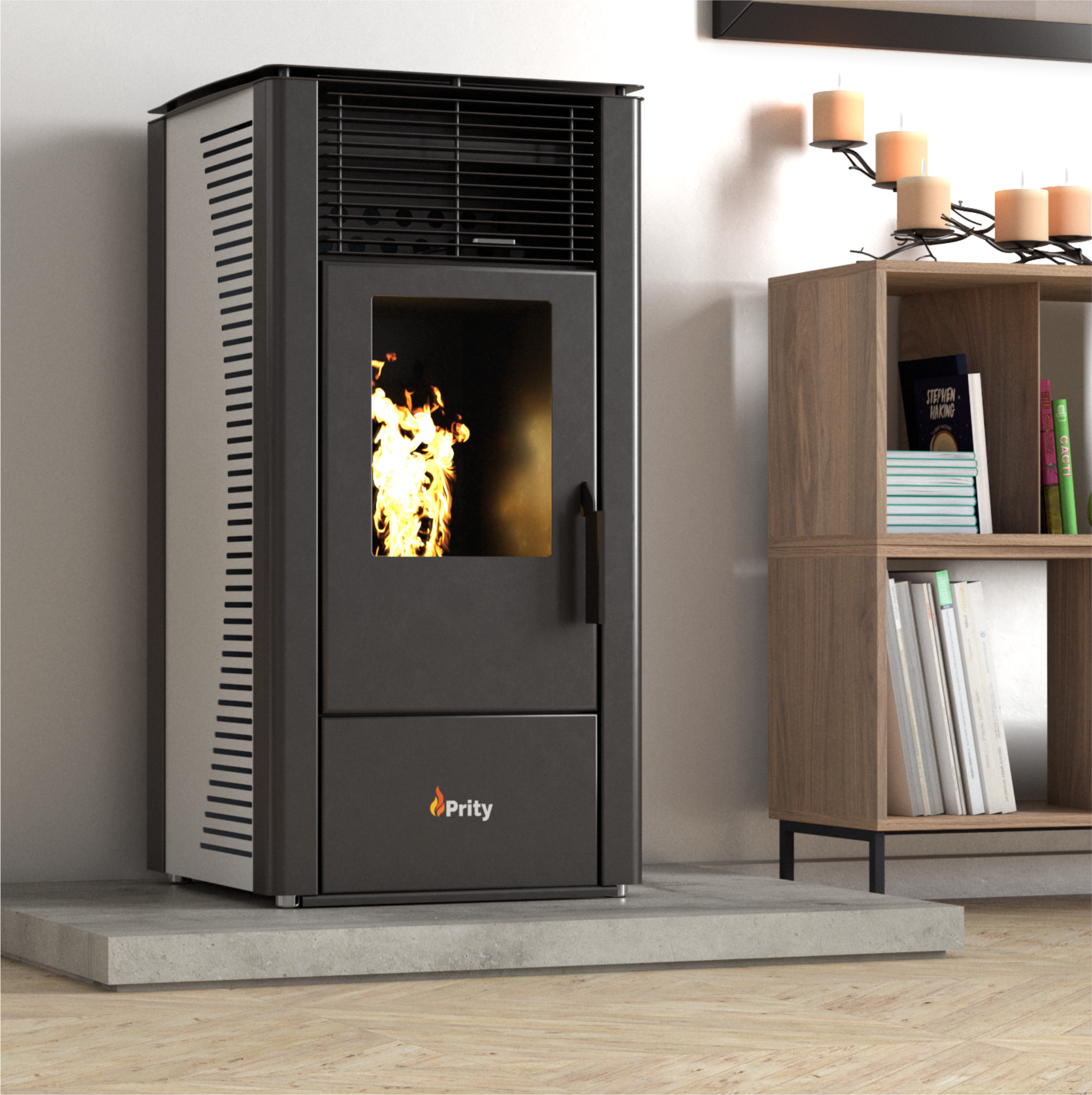 Calefactor a Pellet 10Kw - 100m2