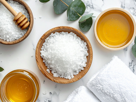 Peppermint, eucalyptus, epson salt bath bag