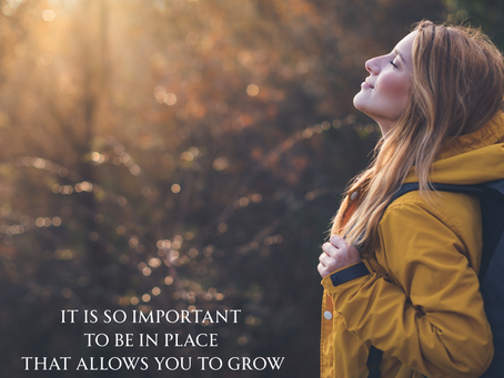 a humbled woman hiking