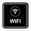 Thumbnail: Wall Hanging office Name Plate -Wifi Sign