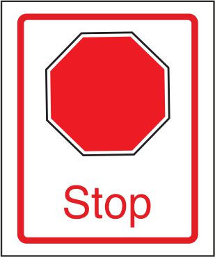 Retro-Reflective Road Sign or Traffic Sign , STOP Sign