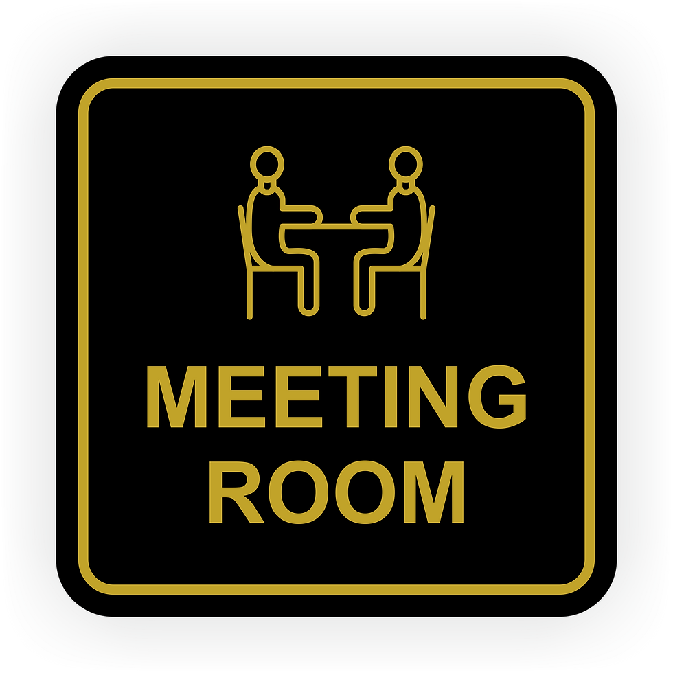 Wall Hanging  Name Plate -Meeting Room Sign