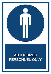 Authorized Person sign