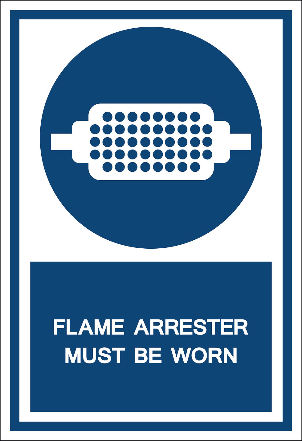 Flame Arrester sign