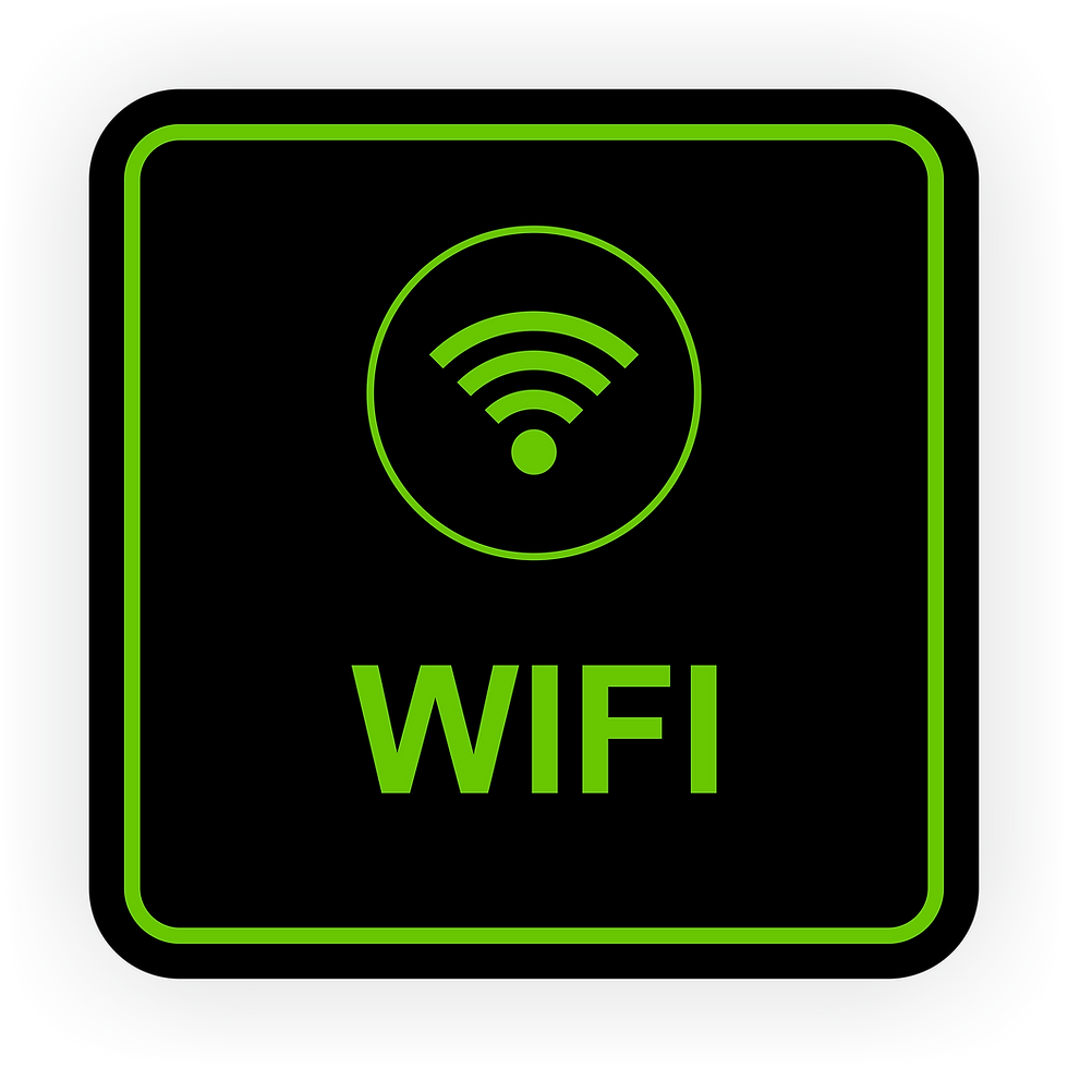 Wall Hanging office Name Plate -Wifi Sign