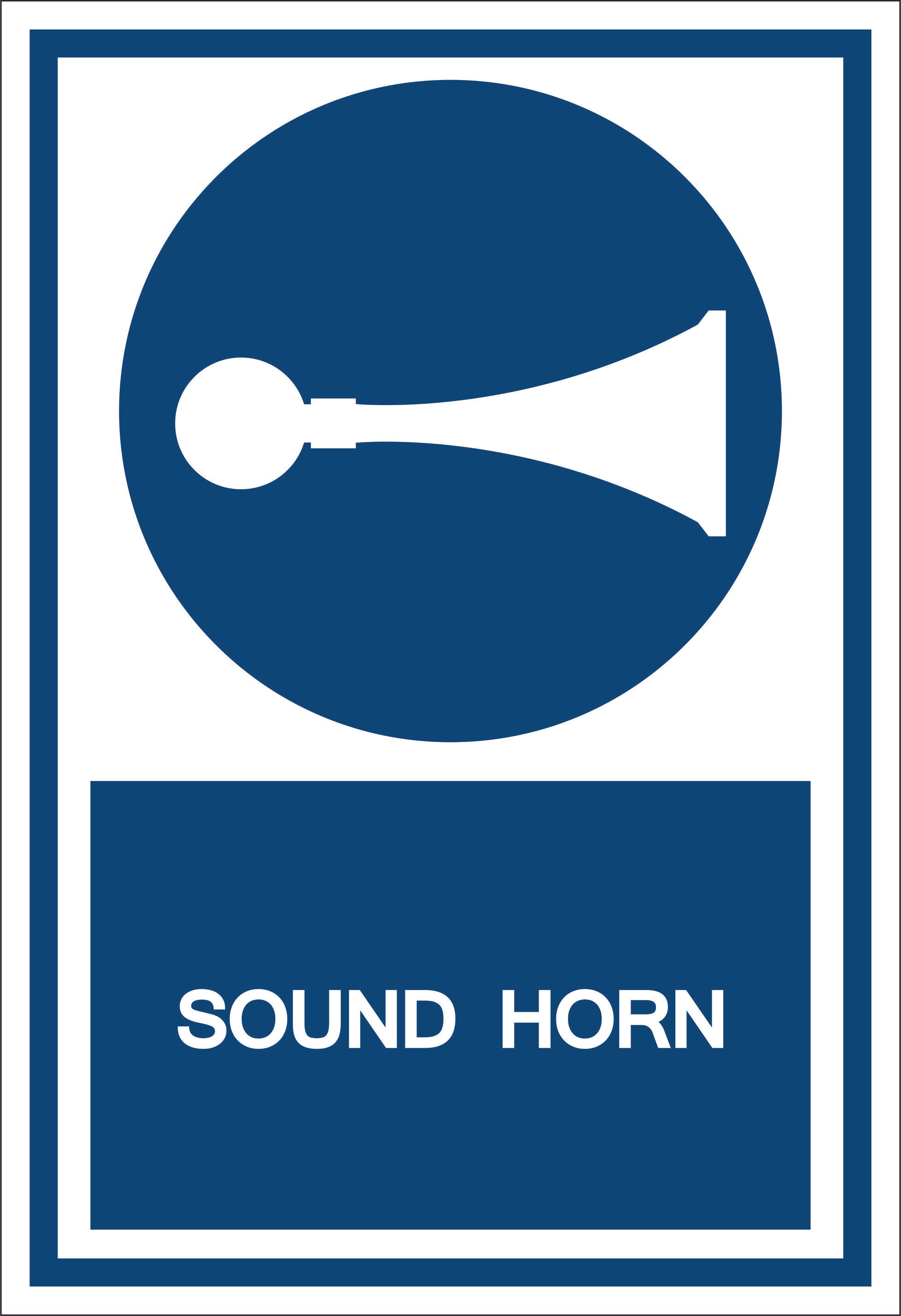 sound horn sign
