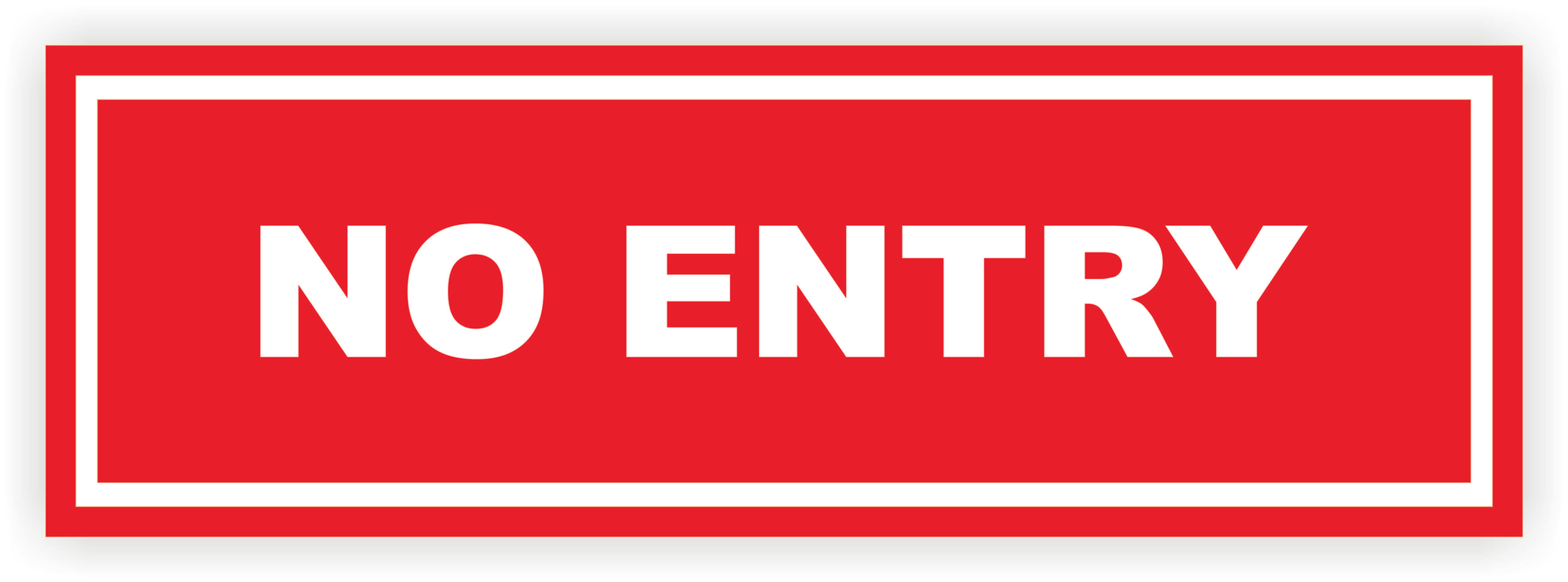 INSTITUTIONAL-SIGN-NO-ENTRY