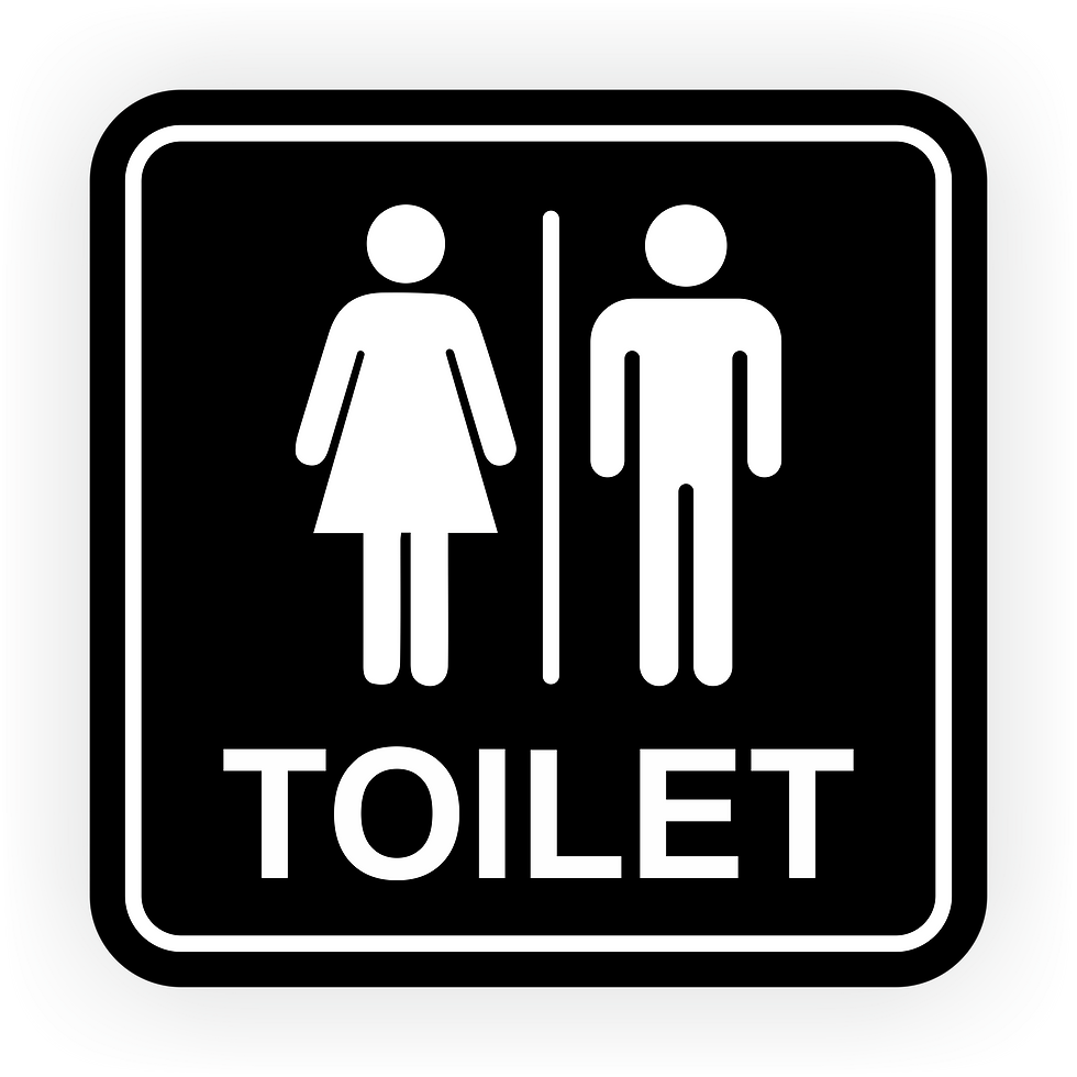 Wall Hanging  Name Plate -Toilet Sign