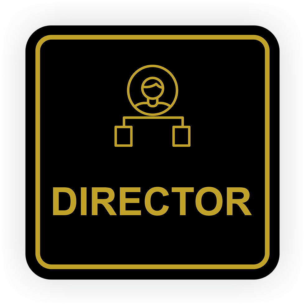 Wall Hanging  Name Plate -Director Sign