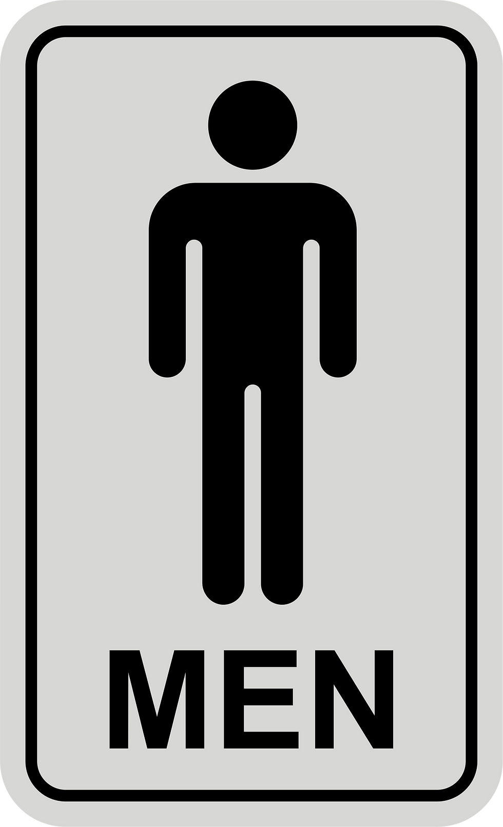 Thumbnail: Wall Hanging Name Plate - Washroom sign