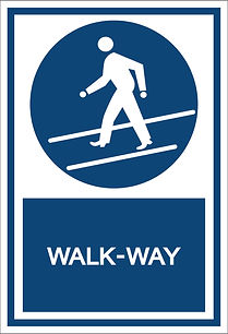 Walk-Way Sign