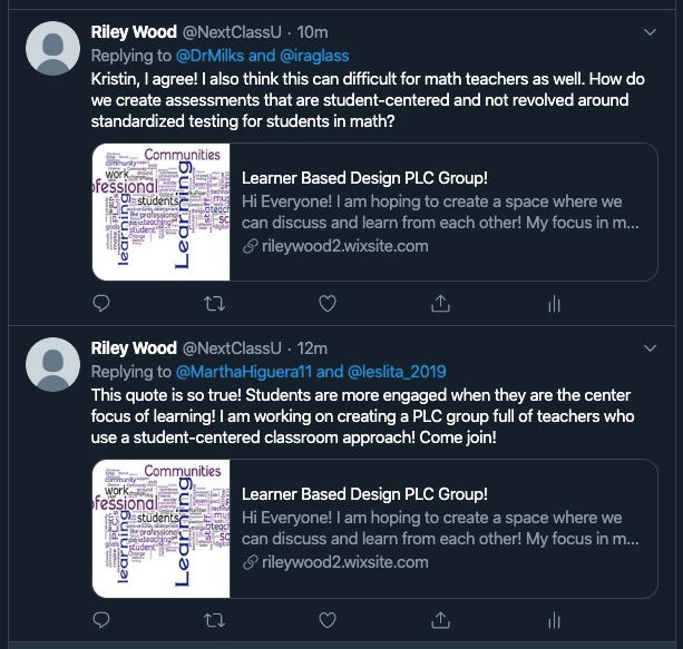 PME 810- Module 5: Journal of Connections to My Professional Community